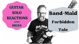 GUITAR SOLO REACTIONS ~ BAND-MAID ~ Forbidden Tale #bandmaid