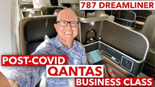 QANTAS  Boeing 7879 Dreamliner Business Class Review  Sydney to Dallas Fort Worth