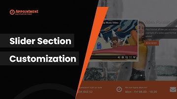 How to Add and Customize Slider in Appointment WordPress Theme