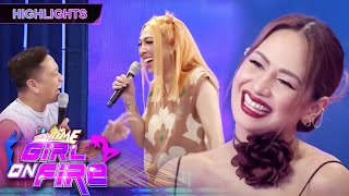 Vice Ganda jokingly laughs at Regine Tolentino's flower necklace | Girl On Fire