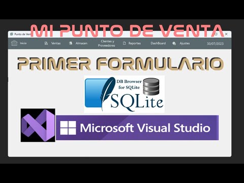 0️⃣2️⃣➖ ✅CREAR PROYECTO - FORMULARIO MENÚ ▶️ VISUAL BASIC .NET Y BASE DE DATOS SQLITE🔶