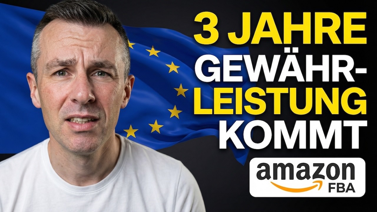 EU Gesetz: 3 Jahre Gewährleistung ab 2026 für diese Amazon FBA Nischen