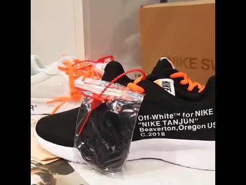 nike tanjun off white