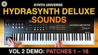 ASM Hydrasynth | Deluxe Sound Bank Vol. 2 Demo (patches 1-16) | Synth Universe