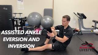 Assisted Ankle Eversion and Inversion