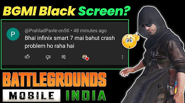 BGMI Black Screen Problem solved | BGMI resource pack problem | black screen problem in BGMI