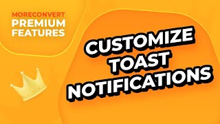 Details Customize Default WordPress Toast Notifications | MoreConvert Pro: AIO WooCommerce Marketing Tool Guide