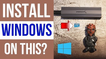 Run Windows 10 from a microSD card! - Windows To Go setup using Rufus