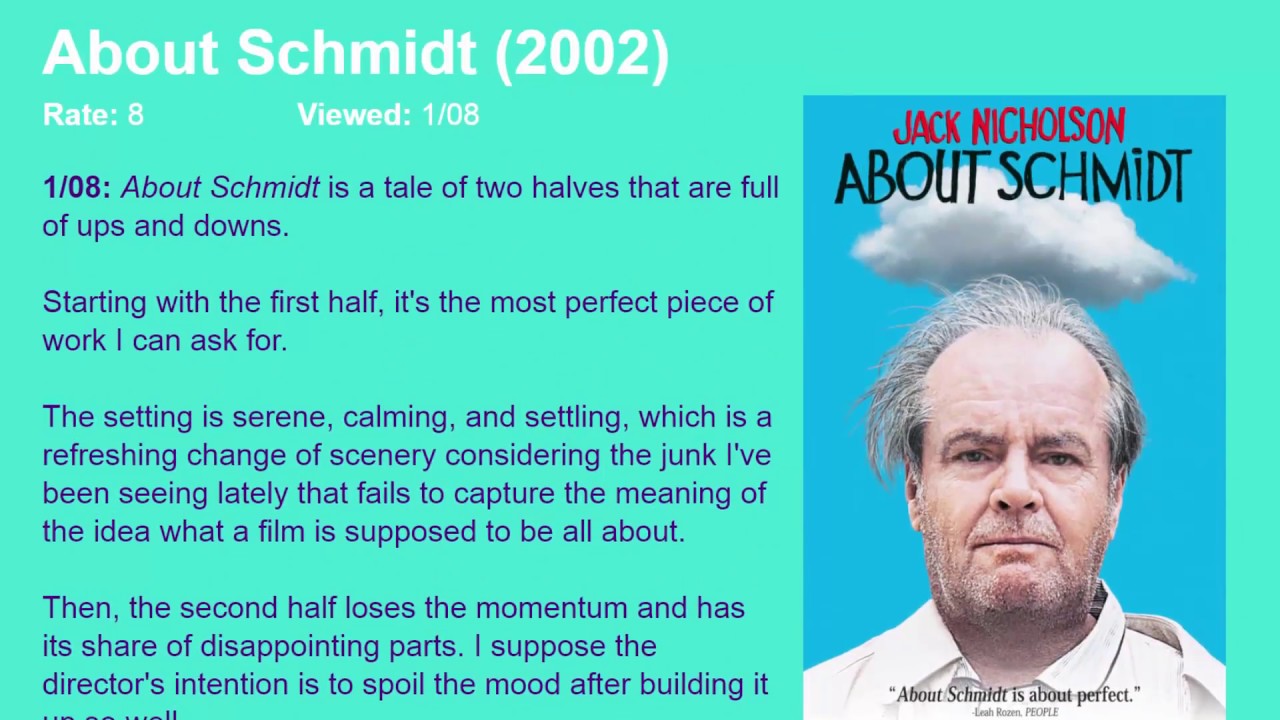 2002 About Schmidt