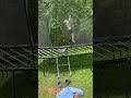 I fell through my trampoline 