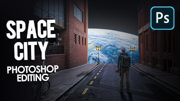 Space city Photo Manipulation Photoshop Editing