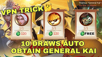 10 DRAWS AUTO FREE KAI