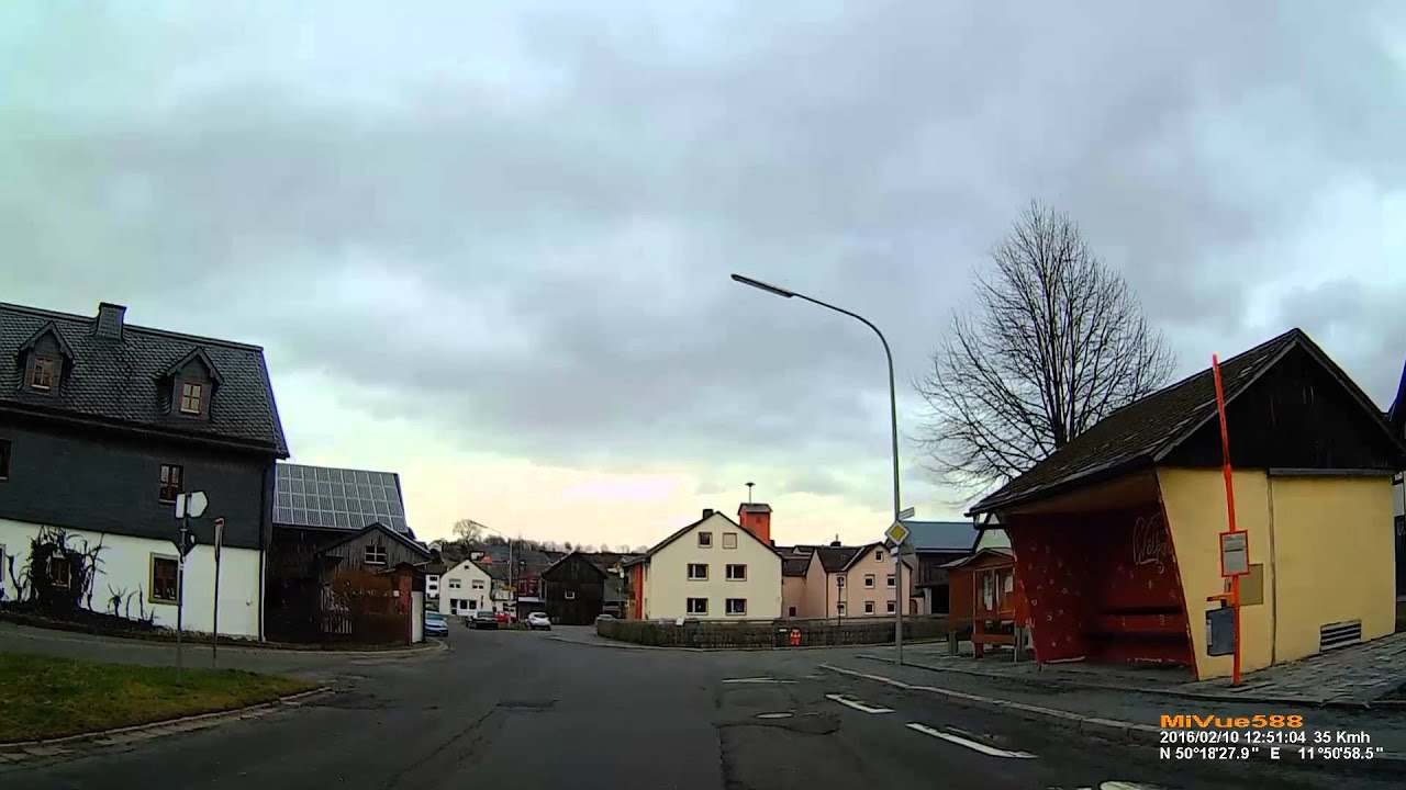 D: Wölbattendorf. Stadt Hof/Saale. Ortsdurchfahrt. Februar 2016