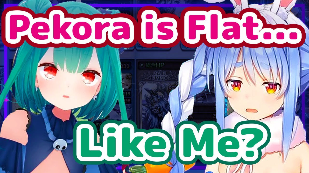 【ENG Sub】Uruha Rushia - Thinks Pekora is Flat No Boin Like Her and talks about her Flat Mousepad