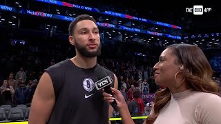 Ben Simmons reflects on his first game back