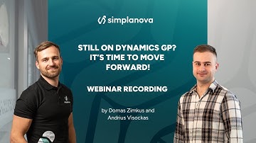 Webinar: Still on Dynamics GP? It’s time to move forward!