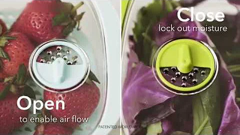 LUXEAR Produce Saver Veggie Fruit Storage Containers