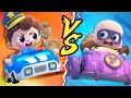 Little Police Chases Thief | Police Car | Learn Colors | Kids Songs | Neo&#39;s World | BabyBus