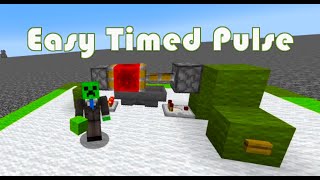 Easy Adjustable Timed Pulse from Ethos Clock! Minecraft