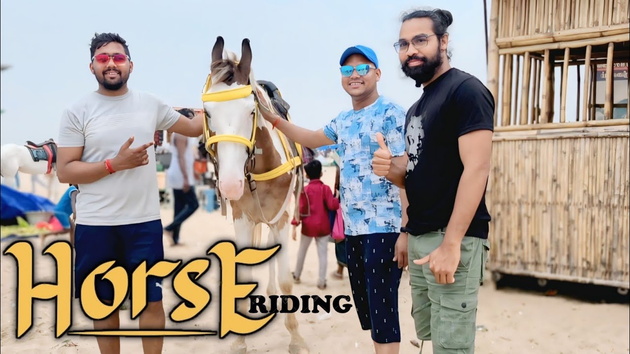 हम तीनों ने मिलकर लिया घुड़सवारी का मजा | Chennai | Saheb Goutam 