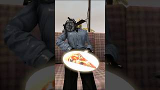 Skibidi tricked Camerawoman and took her pizza😂