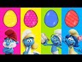 Surprise Eggs With Smurfs For Babies Kids