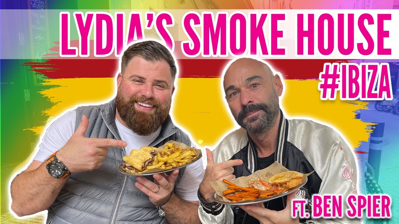 WE TRY LYDIA'S SMOKEHOUSE IN IBIZA 🍔🇪🇸