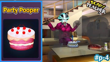 Scery Teacher 3D | Party Pooper || Miss -T Gameplay Walkthrough (ios Android) 2024 !!