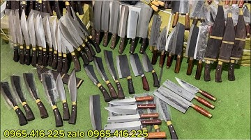 DAO PAZZANG THÉP NHÍP XE 25CM 30cm 35cm BỘ DAO THÉP NHÍP CAO CẤP 