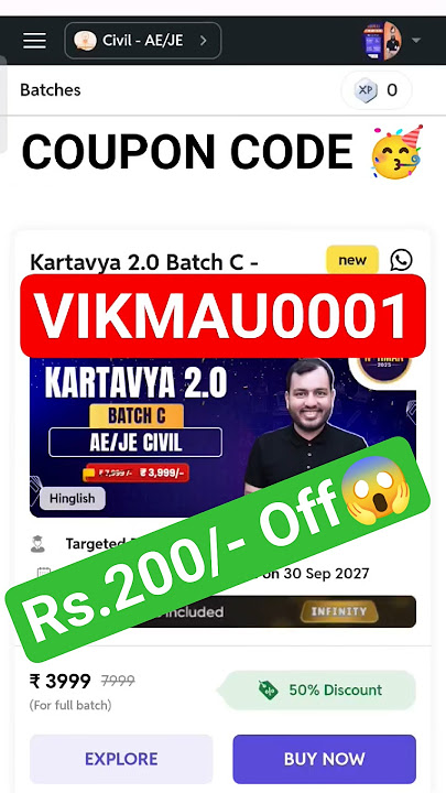 Download lagu pw Kartavya 2.0 Batch B - AE/JE Civil ✅ PW coupon code for ae/je batch ✅ kartavya 2.0 batch#trending