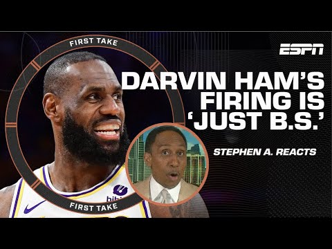 Stephen A. & Shannon Sharpe ADDRESS Darvin Ham’s Lakers firing: Blame game?! | First Take