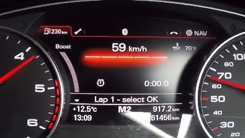 Audi Quattro Lap Timer