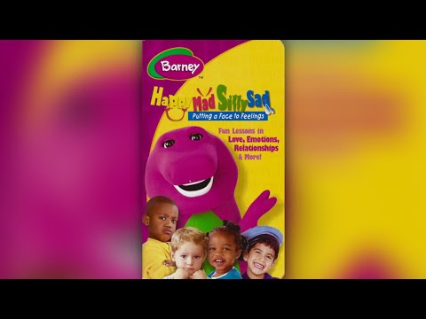 Barney - Happy, Mad, Silly, Sad [2003] - 2003 VHS Release