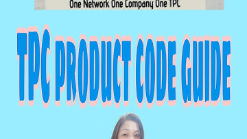 TPC -eloading business| Updated Product code as Guide references by Coach Melvine Corvera Rein
