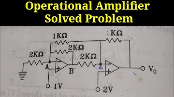 Operational Amplifier (op amp) Solved Problem For GATE 2021