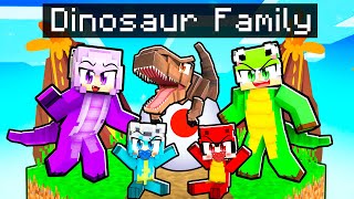 Having a DINOSAUR FAMILY in Minecraft!