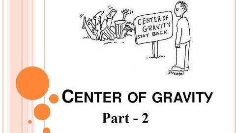 WCS - CENTER OF GRAVITY - Part 2 (for all SECOND year ENGINEERING Trades )