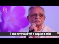 Books taught me to read and inspired me to write gulzar