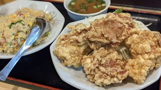 もん吉 垂水本店 神戸 長崎ちゃんぽん 皿うどん が人気だけど大きな唐揚げ推しなお店