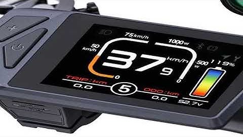 EKD01 Bluetooth Navigation Display 8 Languages LCD Ebike Computer For BAFANG Electric Bike Motor Kit