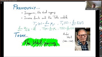 Elliptic Curves - Lecture 12a - The Weil pairing (construction)