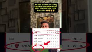 Arsenal are favorites against Liverpool #football #premierleague #arsenalfc #shortsfeed