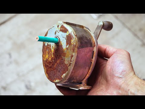 Vintage Pencil Sharpener Restoration & Modification