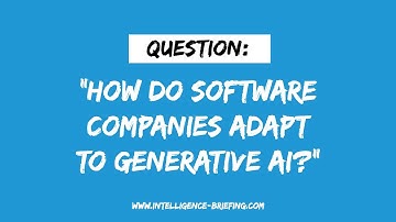 How Do Software Companies Adapt To Generative AI? (Guest: Ted Shelton)