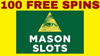 100 Free Spins💲💲💲Mason Slots - New Casino🚀New Bonuses🎁New Games🎰 screenshot 1