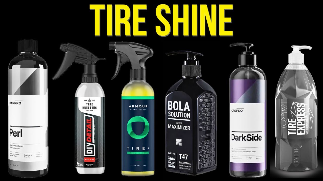 The BEST TIRE DRESSING Revealed, Compared, Tested.