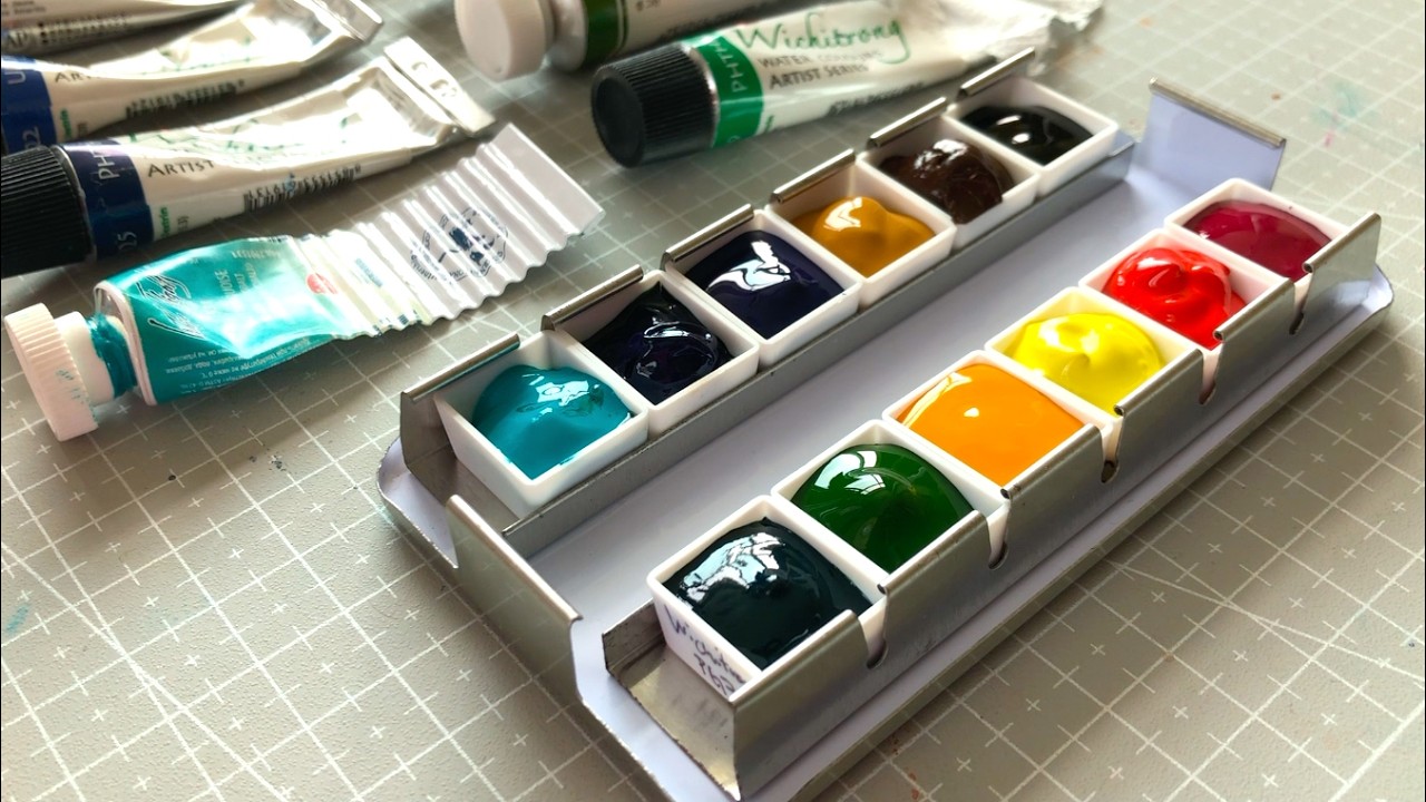 Собираю набор для акварели для друга