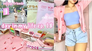 daily life ep.18🍬:fun day, meeting friends for the first time, shopee try-on clothing haul, grocery