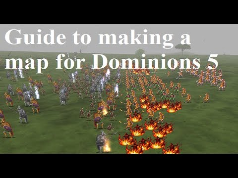 Guide to making a map (mapnuke map) for Dominions 5 - YouTube