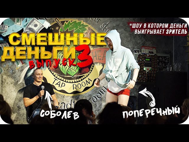 Поперечный и Соболев вырубили пьяную хеклершу/смешные деньги 3